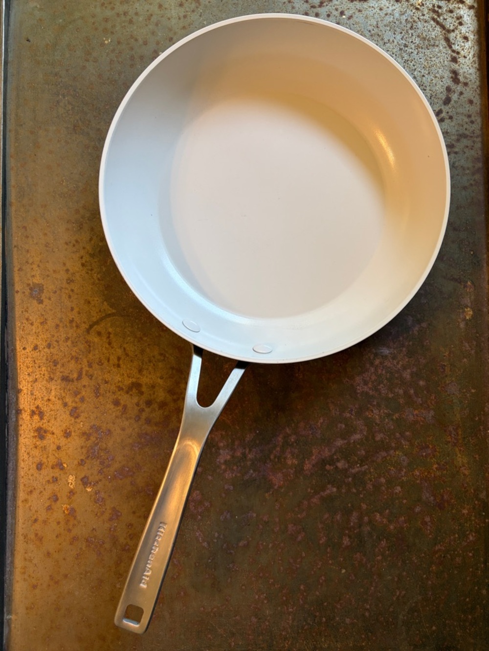 KitchenAid Stainless Steel Handle Ceramic Nonstick Forged Aluminum 10” Skillet
